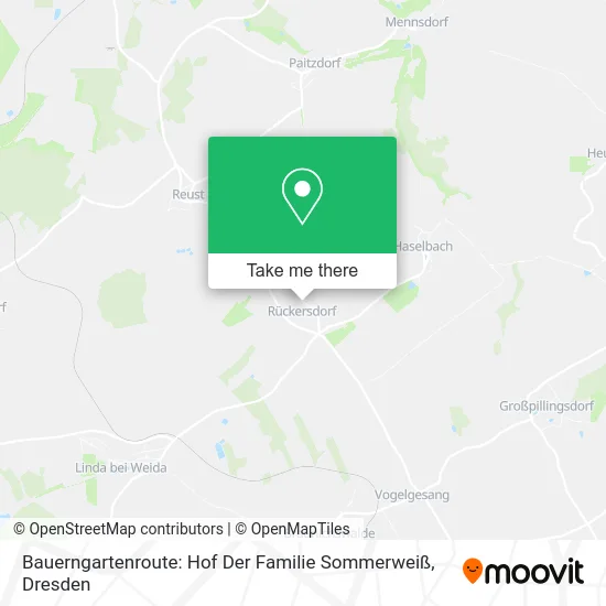 Карта Bauerngartenroute: Hof Der Familie Sommerweiß
