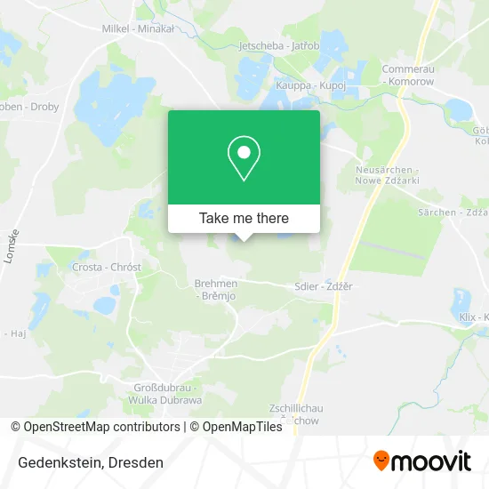 Карта Gedenkstein