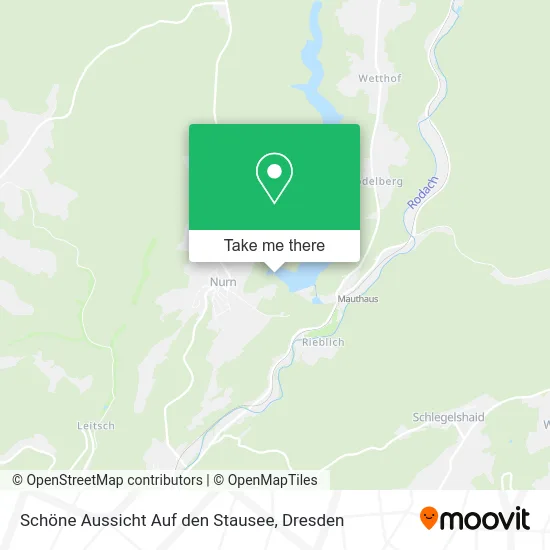 Карта Schöne Aussicht Auf den Stausee