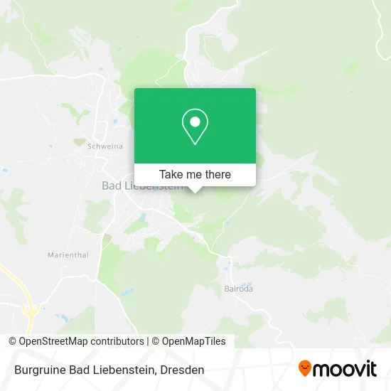 Карта Burgruine Bad Liebenstein