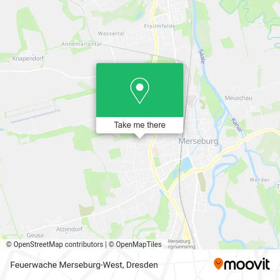 Карта Feuerwache Merseburg-West