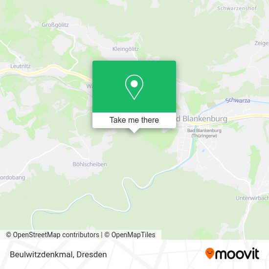 Карта Beulwitzdenkmal