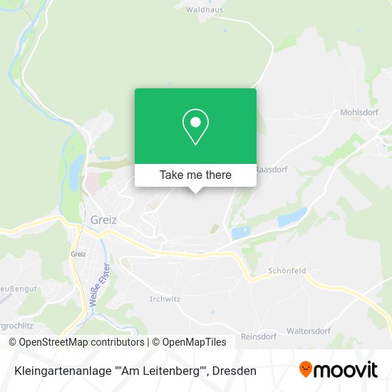 Карта Kleingartenanlage ""Am Leitenberg""