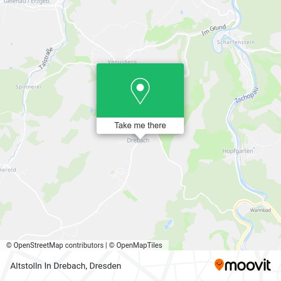 Карта Altstolln In Drebach