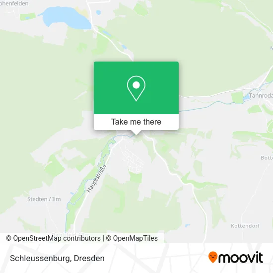 Schleussenburg map
