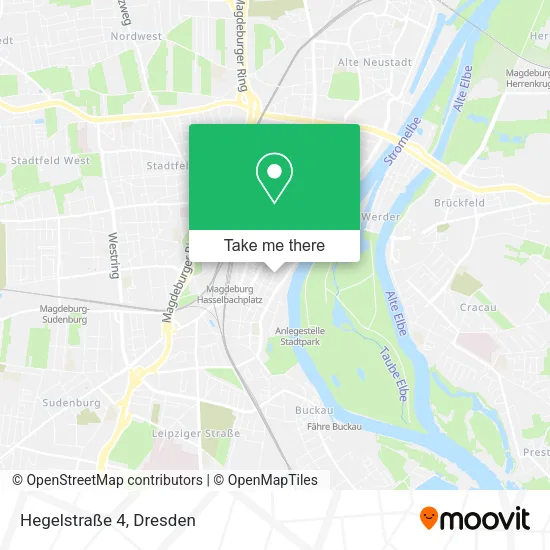 Карта Hegelstraße 4