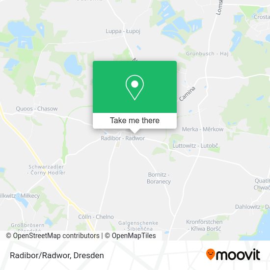 Карта Radibor/Radwor