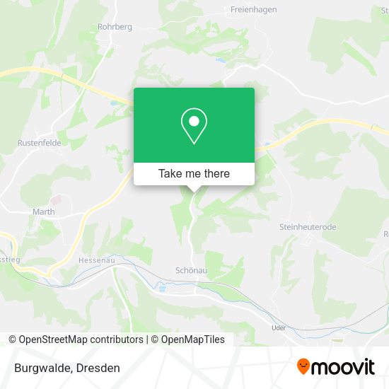 Карта Burgwalde