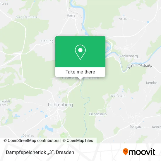 Карта Dampfspeicherlok „3“