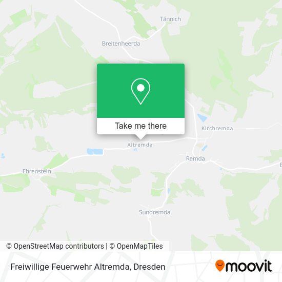 Карта Freiwillige Feuerwehr Altremda