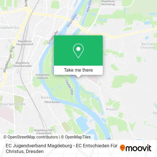 Карта EC Jugendverband Magdeburg - EC Entschieden Für Christus