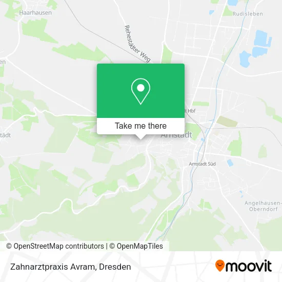 Карта Zahnarztpraxis Avram