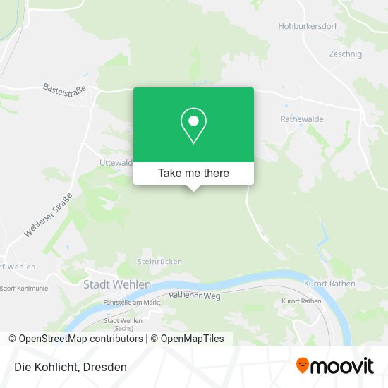Карта Die Kohlicht