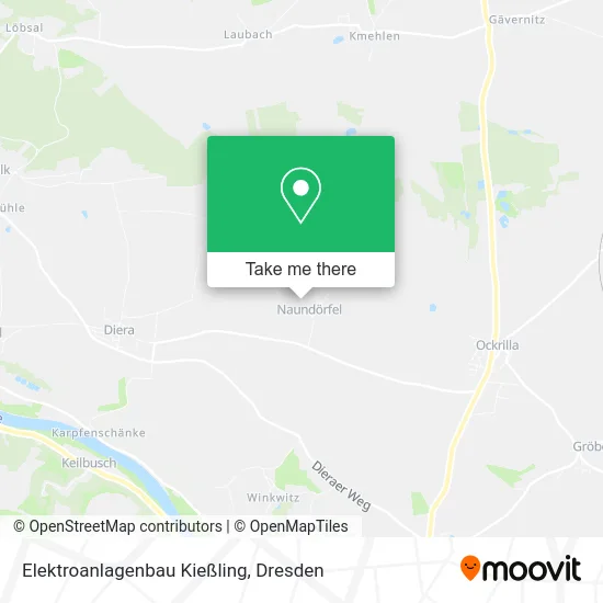 Карта Elektroanlagenbau Kießling