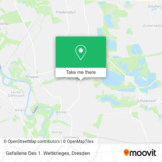 Карта Gefallene Des 1. Weltkrieges