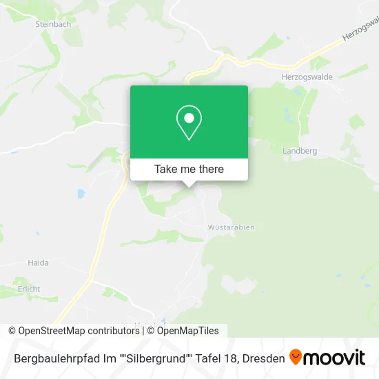 Карта Bergbaulehrpfad Im ""Silbergrund"" Tafel 18