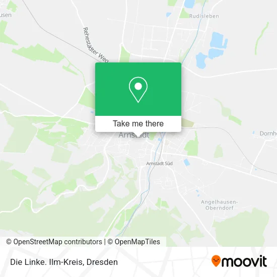Die Linke. Ilm-Kreis map