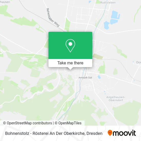 Карта Bohnenstolz - Rösterei An Der Oberkirche