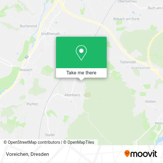 Voreichen map