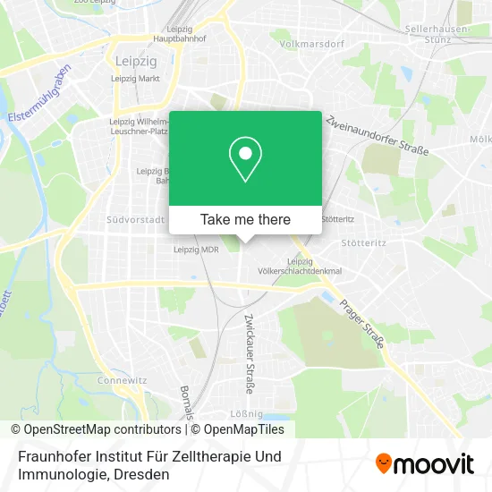 Карта Fraunhofer Institut Für Zelltherapie Und Immunologie