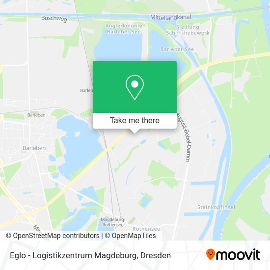 Карта Eglo - Logistikzentrum Magdeburg
