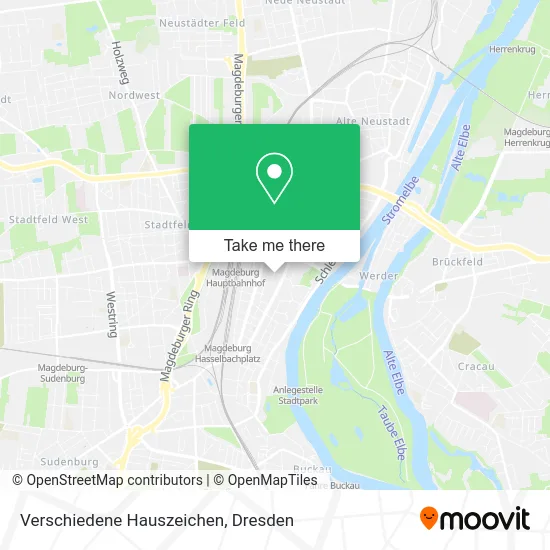Карта Verschiedene Hauszeichen