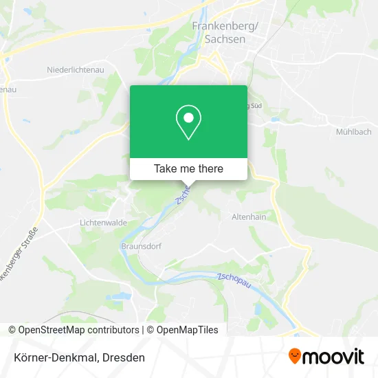 Карта Körner-Denkmal
