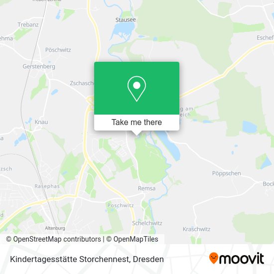 Карта Kindertagesstätte Storchennest