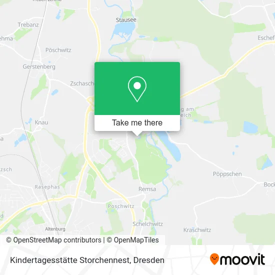 Карта Kindertagesstätte Storchennest