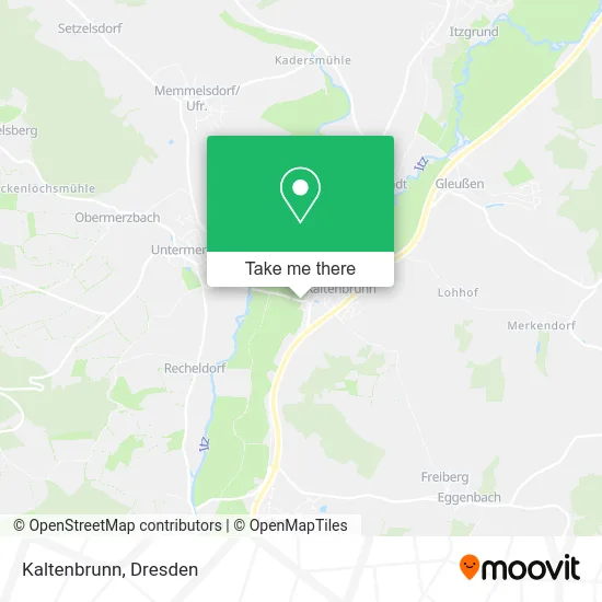 Карта Kaltenbrunn