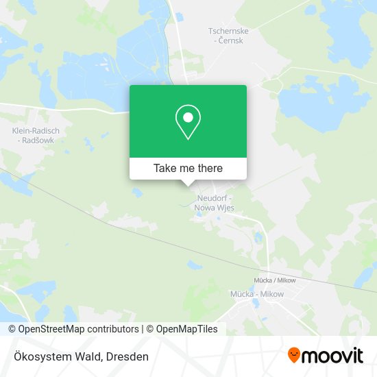 Карта Ökosystem Wald