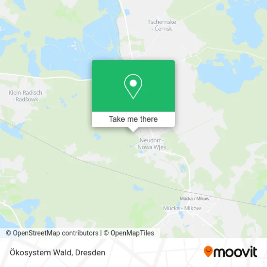 Карта Ökosystem Wald