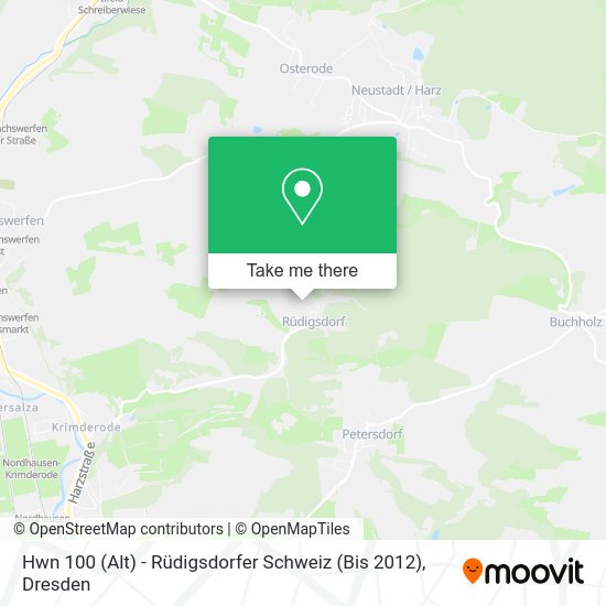 Карта Hwn 100 (Alt) - Rüdigsdorfer Schweiz (Bis 2012)