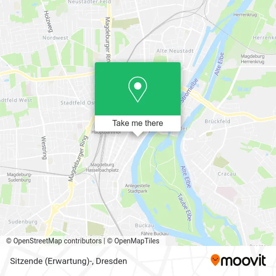 Карта Sitzende (Erwartung)-