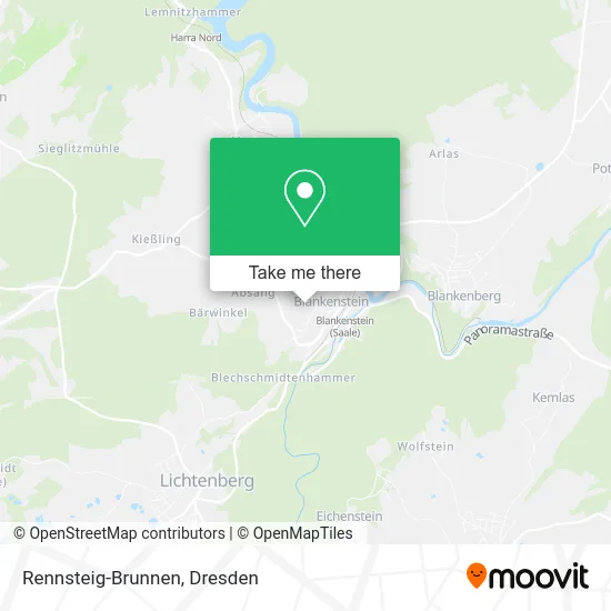 Карта Rennsteig-Brunnen