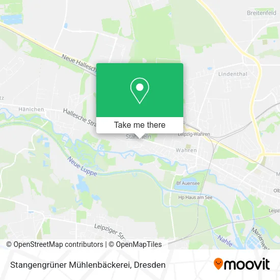 Карта Stangengrüner Mühlenbäckerei