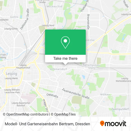 Карта Modell- Und Garteneisenbahn Bertram