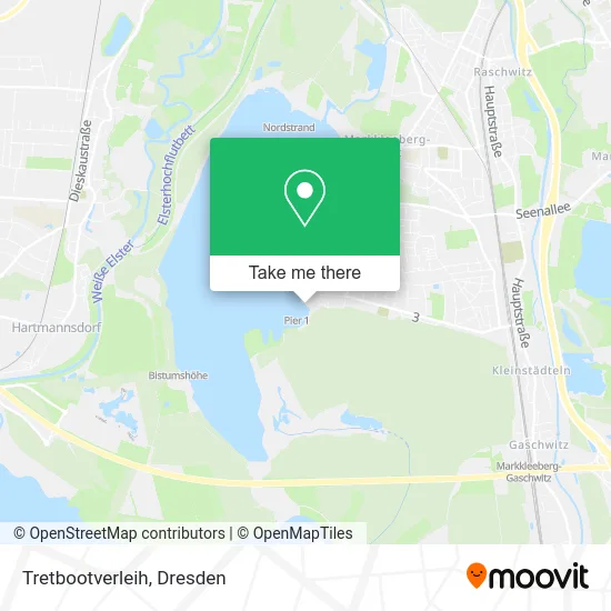 Карта Tretbootverleih