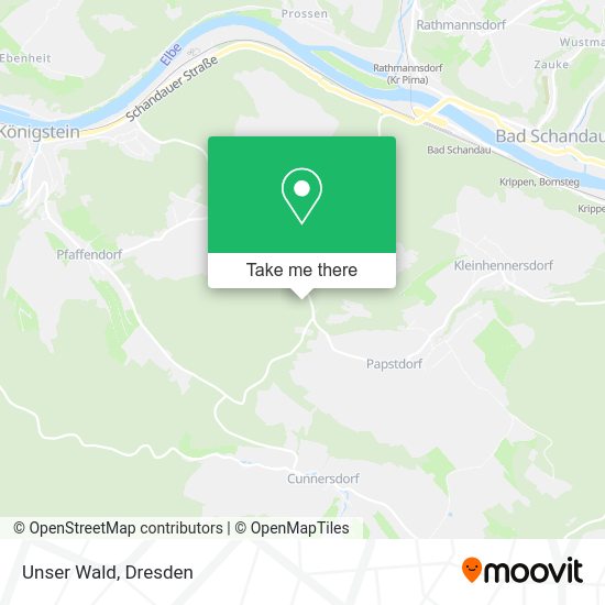 Карта Unser Wald