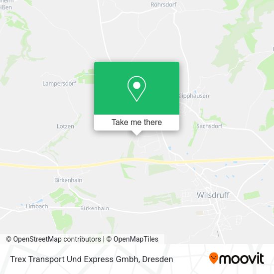 Карта Trex Transport Und Express Gmbh