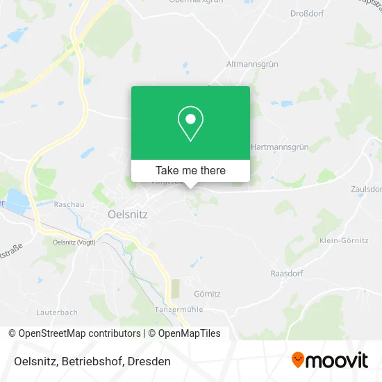 Карта Oelsnitz, Betriebshof