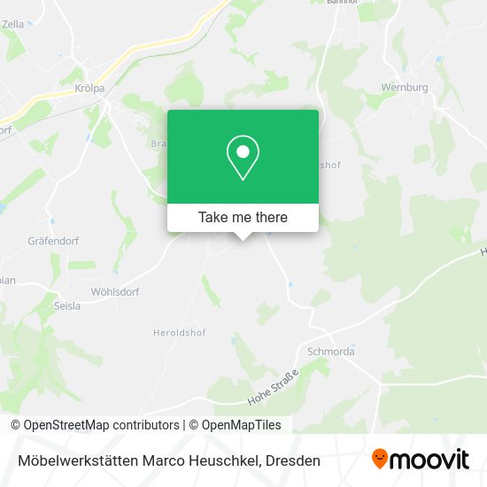 Карта Möbelwerkstätten Marco Heuschkel