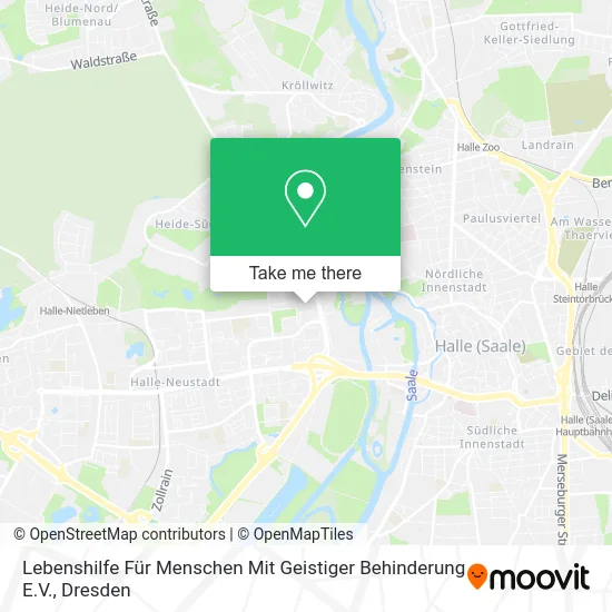 Карта Lebenshilfe Für Menschen Mit Geistiger Behinderung E.V.