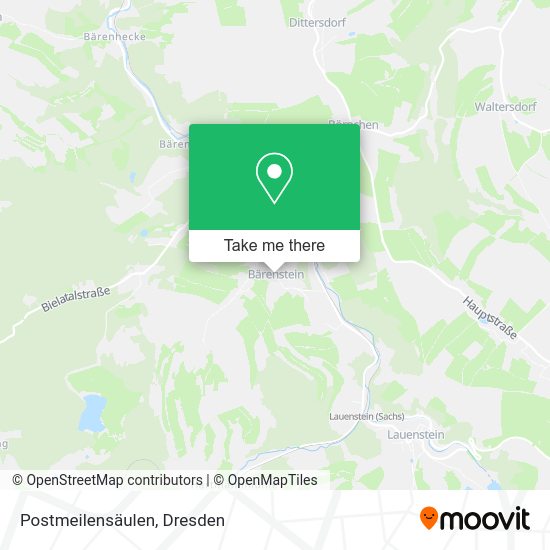 Карта Postmeilensäulen