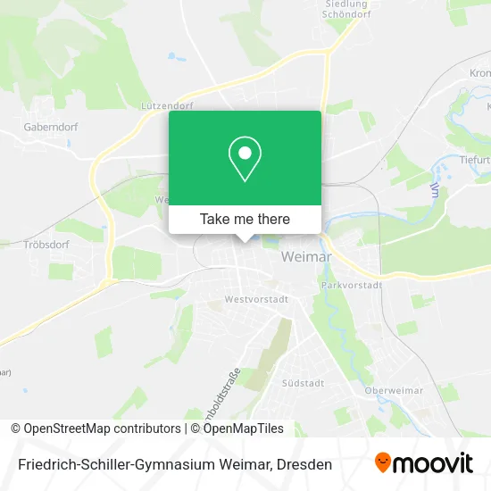 Friedrich-Schiller-Gymnasium Weimar map