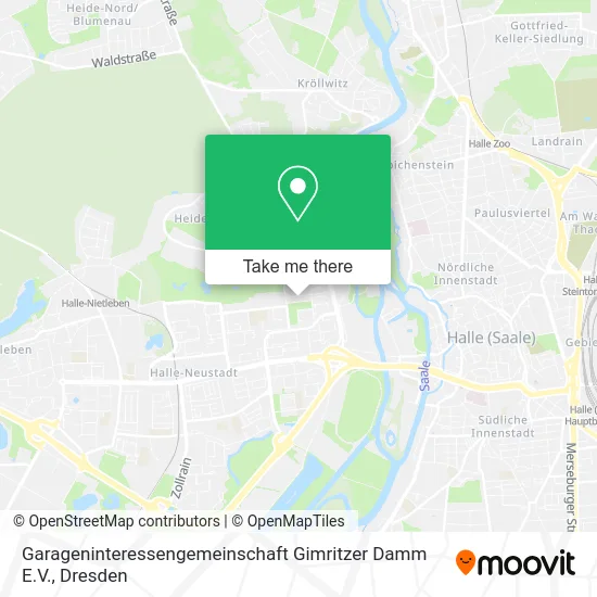 Карта Garageninteressengemeinschaft Gimritzer Damm E.V.