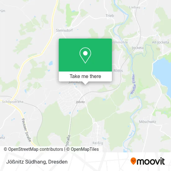 Карта Jößnitz Südhang