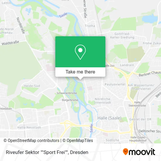 Riveufer Sektor ""Sport Frei"" map