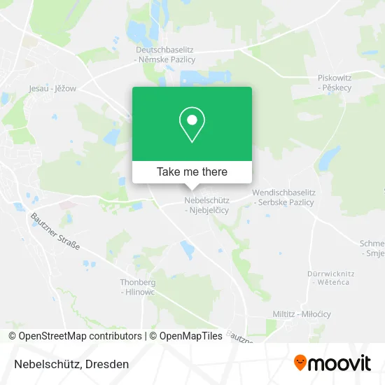 Карта Nebelschütz