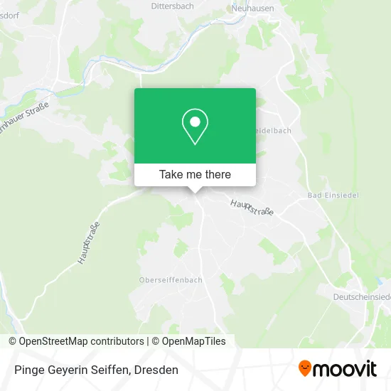 Карта Pinge Geyerin Seiffen